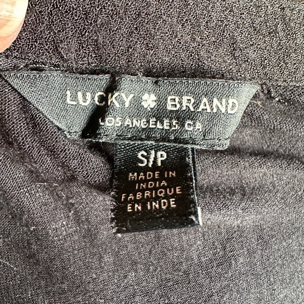 Lucky Brand Boho Witchy Embroidered Top - Picture 10 of 14